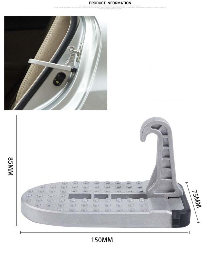 Doorstep Vehicle Access Roof Car Auto Door Step You Latch Easily Rooftop Pedal