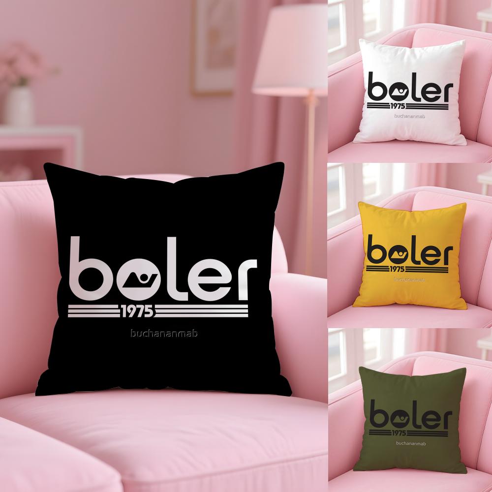 Модный бренд B-Boler Наволочка-подушка Мягкий короткий плюш Двусторонняя печать Декор для дома Машинная стирка Наволочка Подарок
