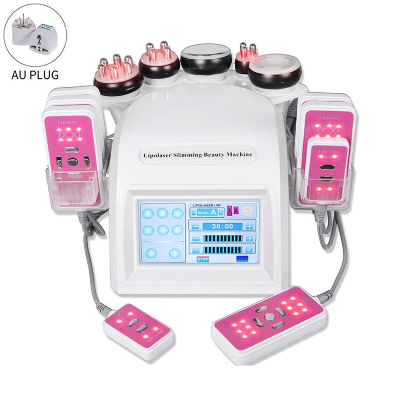 6 в 1 RF радиочастотный спа-шейпер для тела и лица 40 К машина для похудения вакуумный липо-лазерный кавитационный прибор инструмент для сжигания жира