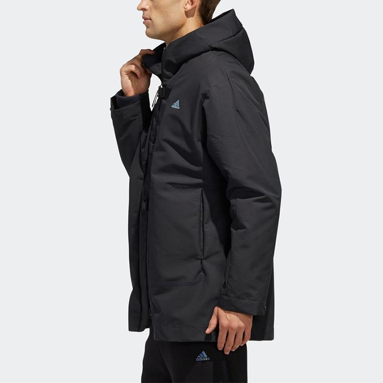 Adidas Loose Fit Casual Jacket With Inner Lining Men Jackets Black FM9341