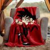 Goku Flannel Blanket Soft Warm All-Season Throw, Design for Camping, Car Travel, Hiking Sofa, Bed, Office Perfect Gift for Parties