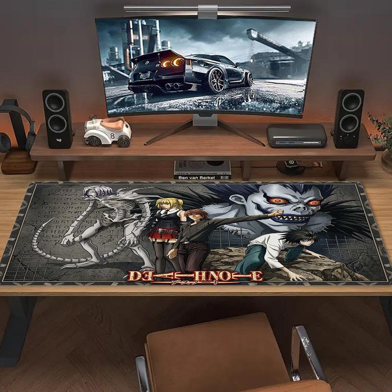 Anime DEATH NOTE Color Mouse Pad Large Gaming Table Cushion Non-slip Laptop Tablet Big Mousepad XXL Mat Mini PC Playmat With Lock edge