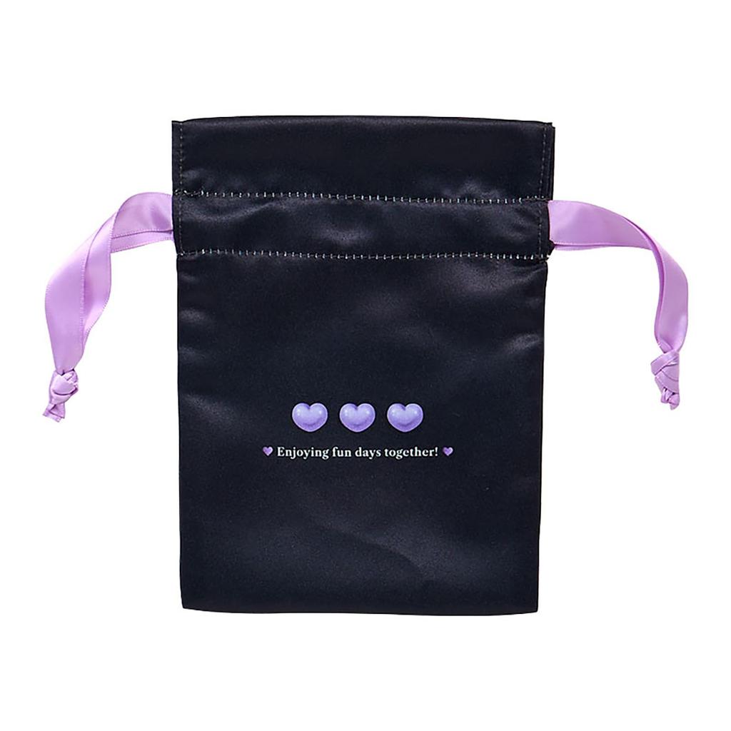 Sanrio Набор из 2 мешочков на шнурке Животное Kuromi Полиэстер 071919 (САНРИО) (Монотонный дизайн)