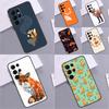 Чехол для телефона с рисунком лисы для Samsung Galaxy S25 Ultra S9 S10 S20 S21 S22 Plus S23 FE S24 Ultra Cover Coque