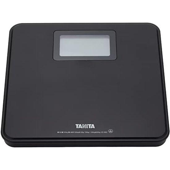 Tanita Scale Compact Black HD-662-BK Power On Step Approximately A4 Size Backlight