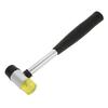 Steel Handle 25mm Hammer Head Multi Functional Hand Tool Double Face Rubber Hammer