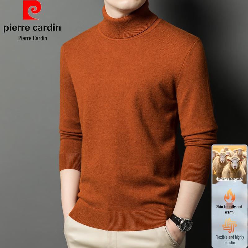 Pierre Cardin Men's Merino Wool Blend Turtleneck Sweater