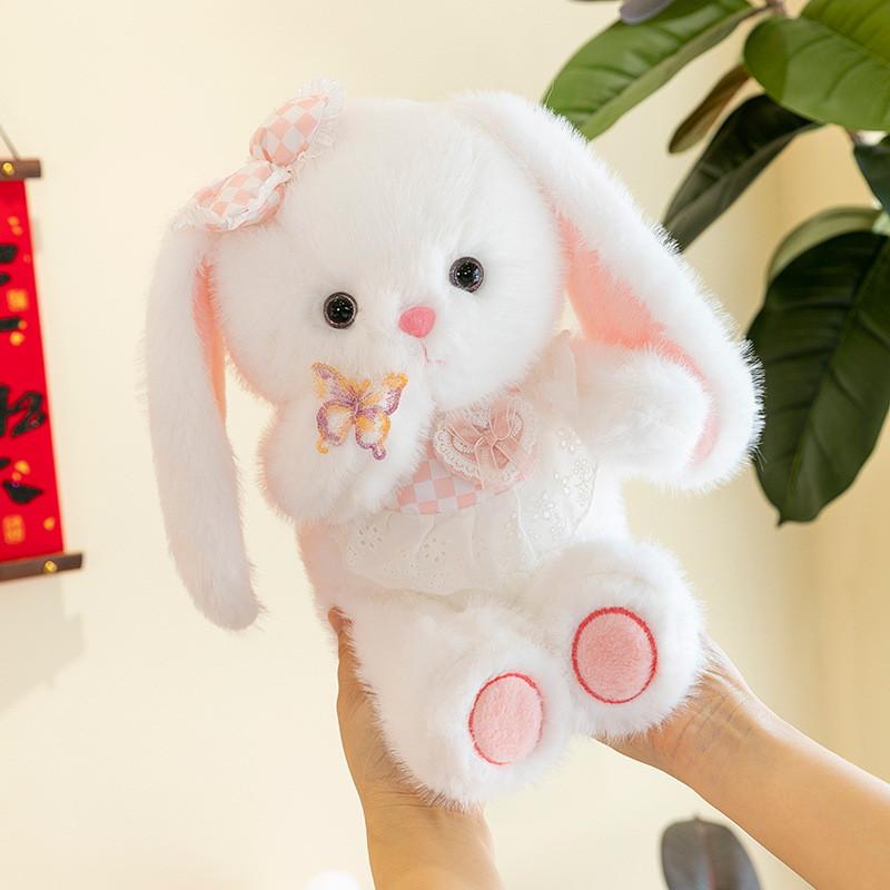 Plush Bunny Toy Cute Cartoon Butterfly Girl Children Birthday Holiday Gift Doll