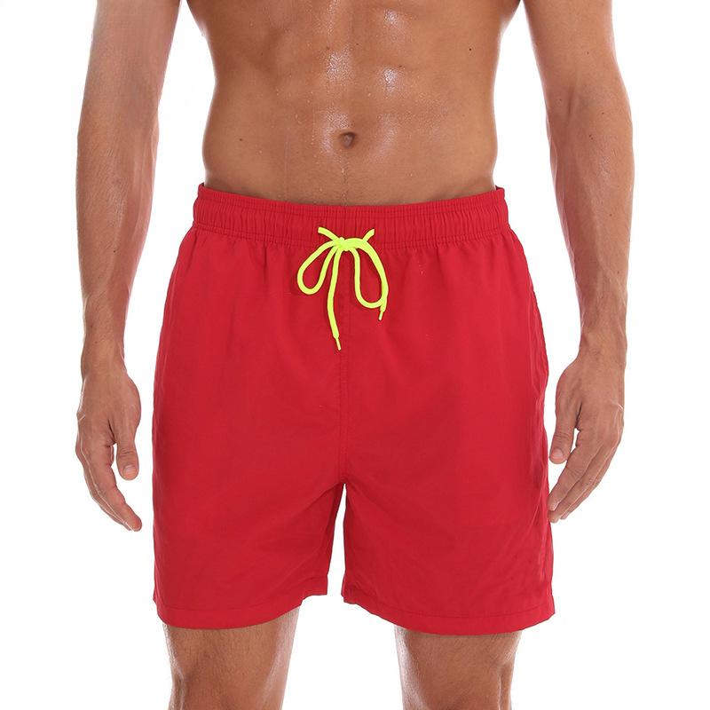 Summer Men's Beach Pants Men's Four-point Shorts Breathable Lotus Leaf Water Repellent Sports Casual Pants