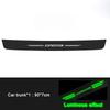 LKLB2 For Ford EXPEDITION Luminous Door Threshold Stickers Scuff Scratch Car Door Threshold Protective Trunk Strips Anti kick Stickers