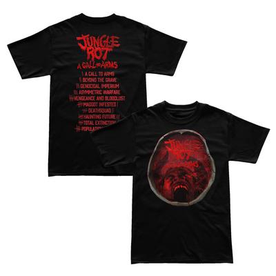 Jungle Rot A Call To Arms Череп Демон Повседневная Футболка Люксовый Бренд для Мужчин и Женщин Топ 2026 Новая Группа Рок