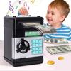 Piggy Bank for Kids Boys Girls Money Bank Machine with Password Cute ATM Piggy Bank Coin Can Electronic Auto Scroll Paper Money Saving Box Toy