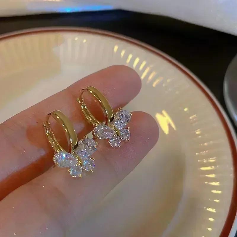 Модные серьги с черными кристаллами и цирконами для женщин, изысканный таинственный шарм, аксессуары для выпускного, вечерние украшения, подарки на годовщину