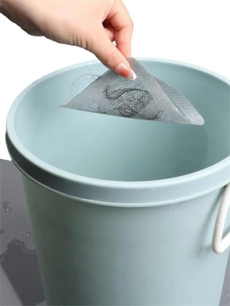 30PCS Disposable Hair Drain Catcher Mesh Anti-blocking Filter Floor Drains Sticker Shower Kitchen Bathroom Sink Strainer Stopper