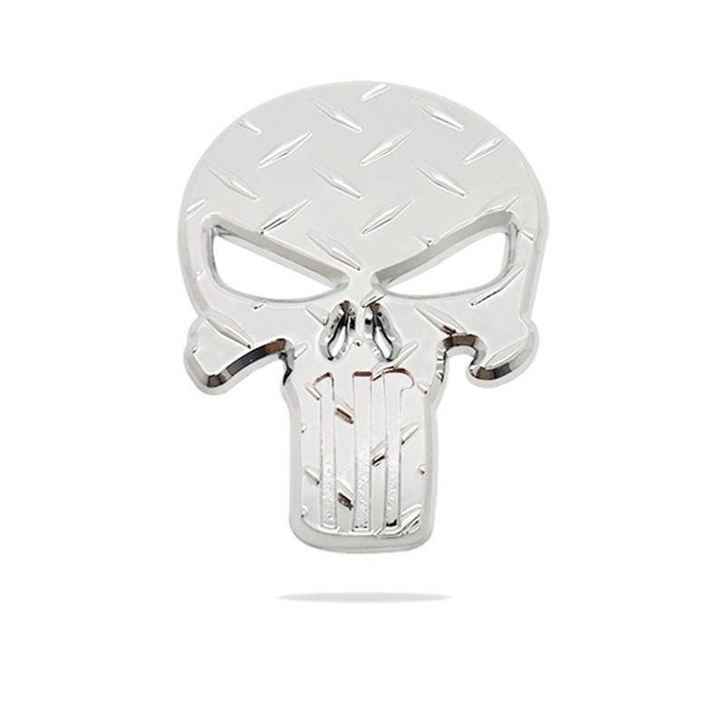 3D Metal The for Skull Skeleton Car Motorcycle Body Emblem Badge Fashion Decoration Automobile Styling Car accessories