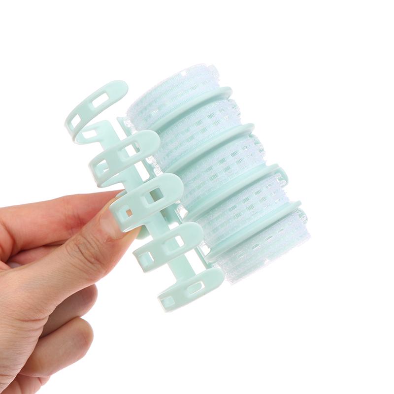 2Pcs Self-Adhesive Bangs Curlers Lazy Spiral Hair Bangs Roll Curler Plastic No Heat Air Diy Hair Curling Styling Tools