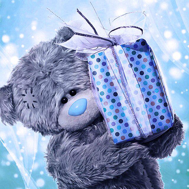 Алмазная картина Мультфильм Медведь 5D Вышивка Крестом Набор Изображение Горный Хрусталь