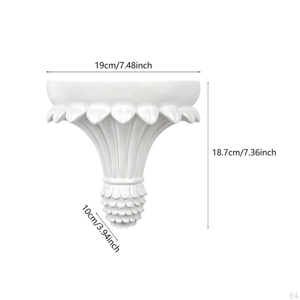 Wall Hanging Shelf Decoration 3D Decorative Background Versatile Living Room Easy Installation