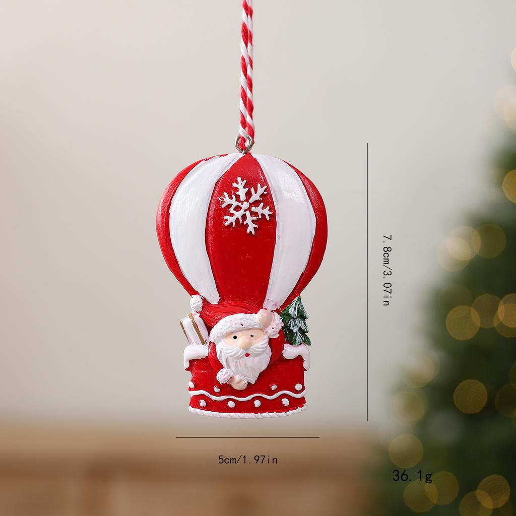 Christmas decoration Christmas tree pendant resin Santa foreign trade pendant small accessories Christmas snowman ornaments