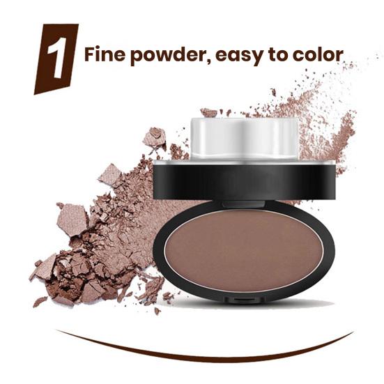 6G Eyebrow Stamp Waterproof Sweatproof Long Lasting Brow Powder 3 Shapes Colors Makeup Brow Stamp for Beginners