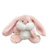 Cute Plush Bunny Keychain Soft Short Fur Stuffed Doll For Kids And Collectors