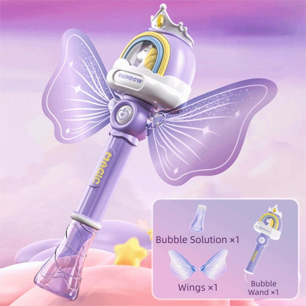 Hand-Held Design Bubble Blower LED Lights Pony Bubble Blower Children's Toy