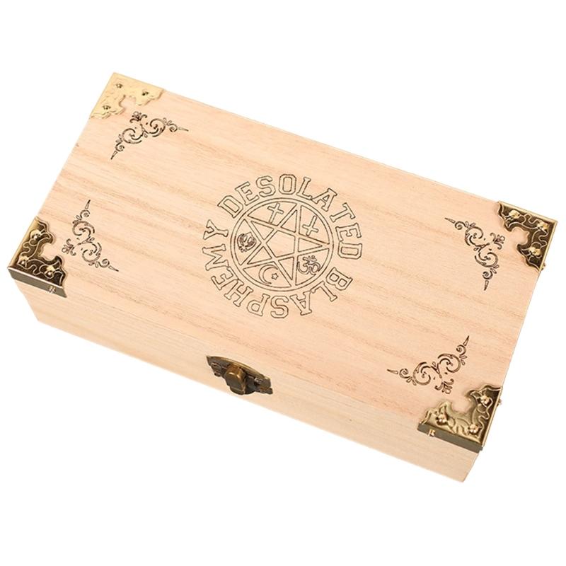 Fashion Wood Playing Card Holder Deck Box Storage Case Organizers Playing Cards Poker Card Box Handcrafts For Men Women