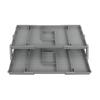2/3 Foldable Drawer Organizer Multi Level Storage Tray Adjustable Divider Versatile Jewelry Cosmetics Drawer Organizer