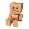 1/2/3Pcs Shaking Wooden Man Figurine Handmade Shaking Feet Wooden Doll Car Dashboard Desktop Decoration Ornament
