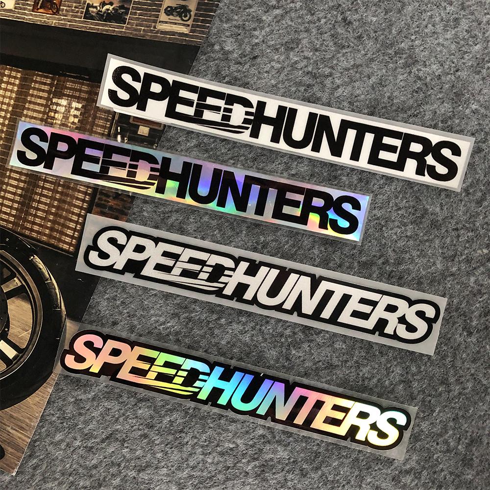 Светоотражающие Лазерные Наклейки на Автомобиль Speed Hunter Jdm На Кузов Стекло Фары Задние Фонари Креативный Текст Декор Аксессуары Наклейка