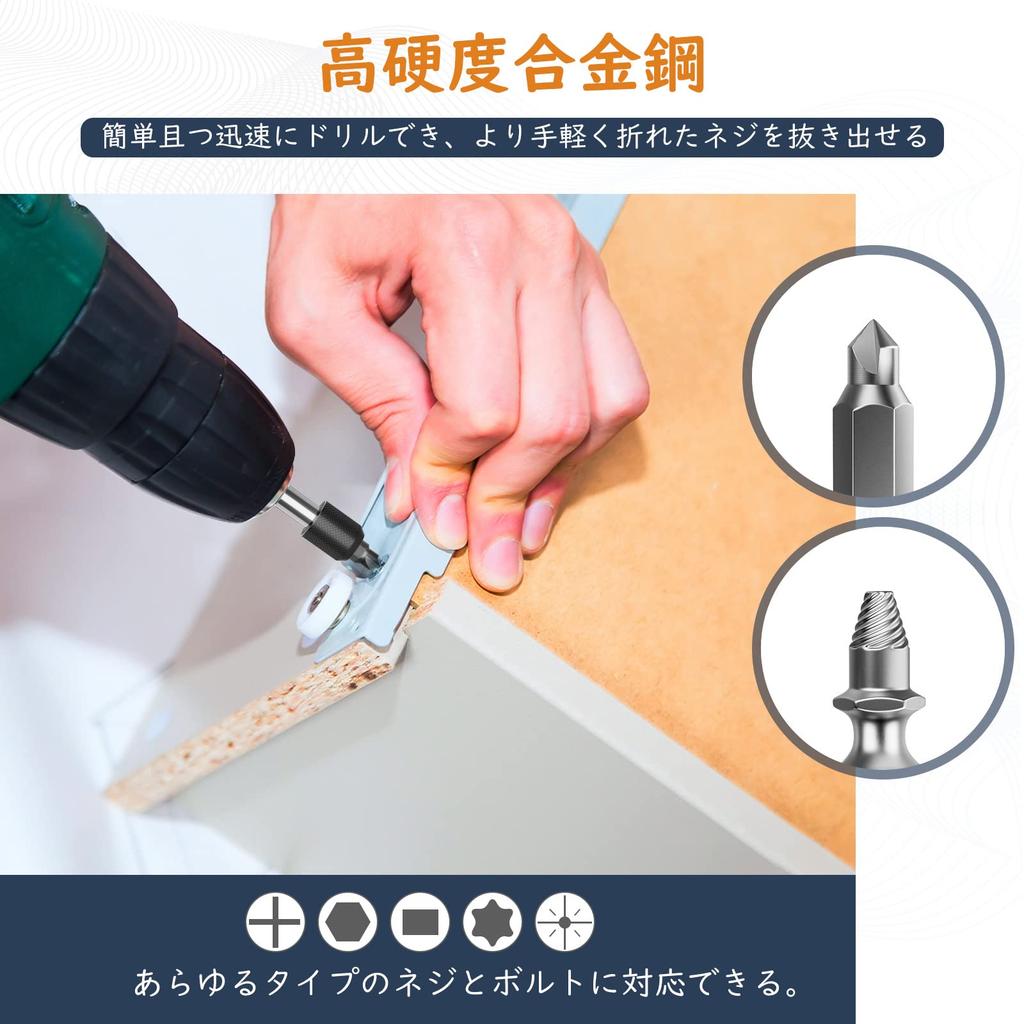 Сверло Nuovoware с резьбой, набор для извлечения сломанных винтов, экстрактор сломанных болтов, специальная головка винта, ремонт резьбы винта, кейс для хранения, ремонт сплава