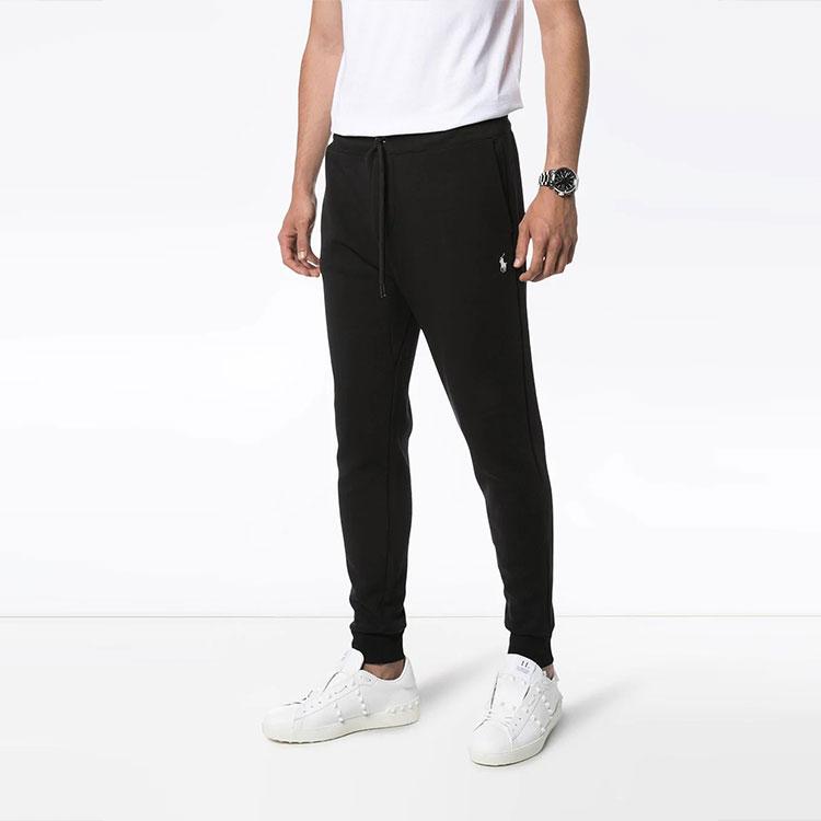 Polo Ralph Lauren FW21 Logo Knit Sweatpants Men Bottoms Black 710652314001