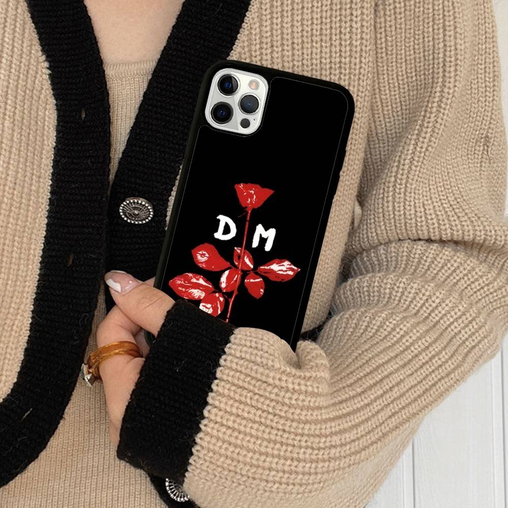 Крутой чехол для телефона в стиле Rock D-Depeche Для iPhone 16 Pro Max 15 14 Plus 14 13 12 11 17 PC+TPU Чехлы Задняя крышка