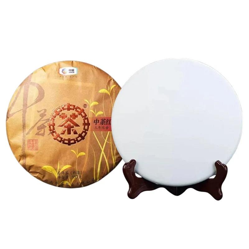 357 г китайский чай пуэр из провинции Юньнань, модель для самостоятельной свадебной вечеринки, антикварная полка, украшение с узором, без упаковки, модель