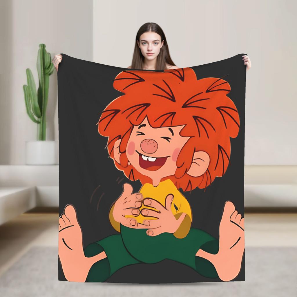 Теплое Мягкое Одеяло Детское Взрослое Декоративное P-Pumuckl Плед Дождливая Фланелевая Постельная Покрывало Для Гостиной Новинка Чехол На Диван-Кровать