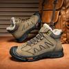 Зимние мужские высокие походные ботинки Теплые зимние ботинки Повседневные плюшевые кроссовки для активного отдыха