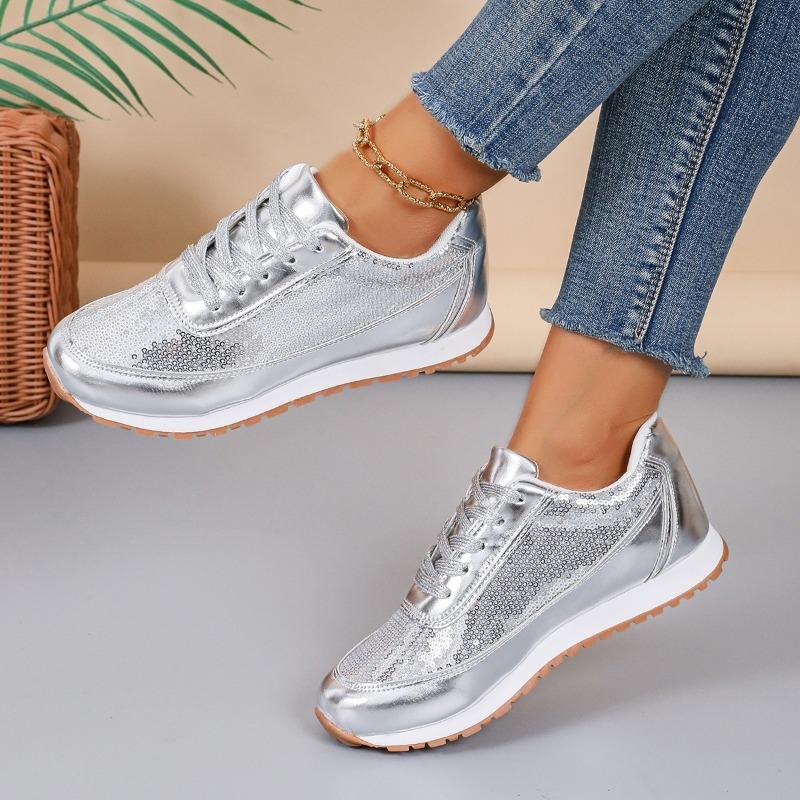 Front Lace-up New Thick Bottom Casual Sports Shoes Large Size Women's Low Top Single Shoes Shoes for Women