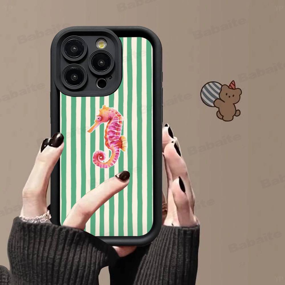 Милые Морские Жители, Крабы, Лобстеры TPU Чехол Для Телефона Для Iphone 17 16 15 14 13 12 11 Pro Max Plus Чехол