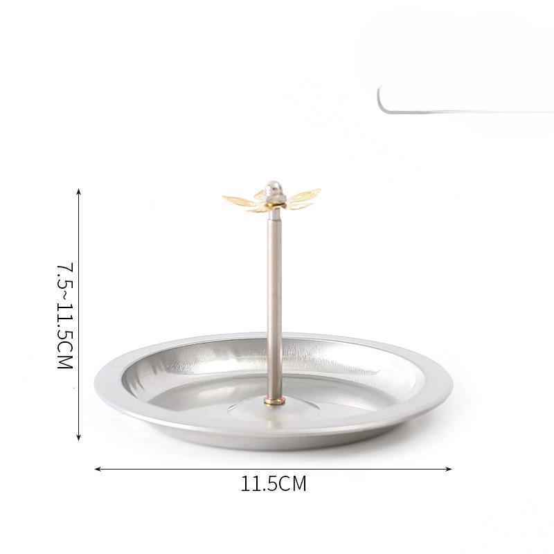 Регулируемый поднос для благовоний из нержавеющей стали, курильница из сандалового дерева, бытовая гостиная, спальня, подставка для благовоний от комаров, поднос для благовоний, базовый кронштейн