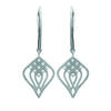 [L6655] - Silver Earrings 'Sissi' Silver White (rhodium-plated) - 17x13 Mm