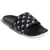 adidas Adilette Comfort Slide Repeat Logo - Черные кроссовки унисекс Core-Black Cloud-White GV9735