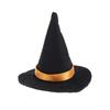 Шляпа ведьмы волшебника из петрового войлока с эластичной лентой, портативная шляпа для волшебного украшения для вечеринок на Хэллоуин