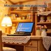 Креативная мебель для кукольного домика Симуляция ноутбука Миниатюрный декор для кукольного домика Поделки Миниатюрные аксессуары для кукол