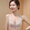 Дышащий бюстгальтер без стального кольца со сборками, нижнее белье, женский бюстгальтер с тонкими секциями