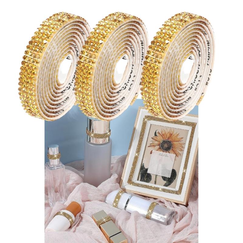 3 ярда блестящей ленты со стразами для украшения на день рождения, свадьбу, ленты со стразами для украшения торта, свечей