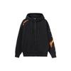 LiNing Training Series Color Block Logo Printed Fleece Warm Zip-Up Sports Hoodie Unisex Hoodies Black AWDRD34-1