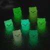 10 Colourful Lucky Kittens Glow In The Dark Mini Black Cats Home Decor Decorative Figurines Miniature Desk Decoration