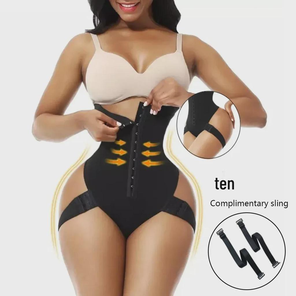 Утягивающие брюки с высокой талией и функцией коррекции живота — размер плюс, приподнимающие ягодицы, цельный дизайн