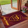 Crystal Velvet Rug Custom Name Text, Soft Non Slip Floor Mat Home DecorAS Roma