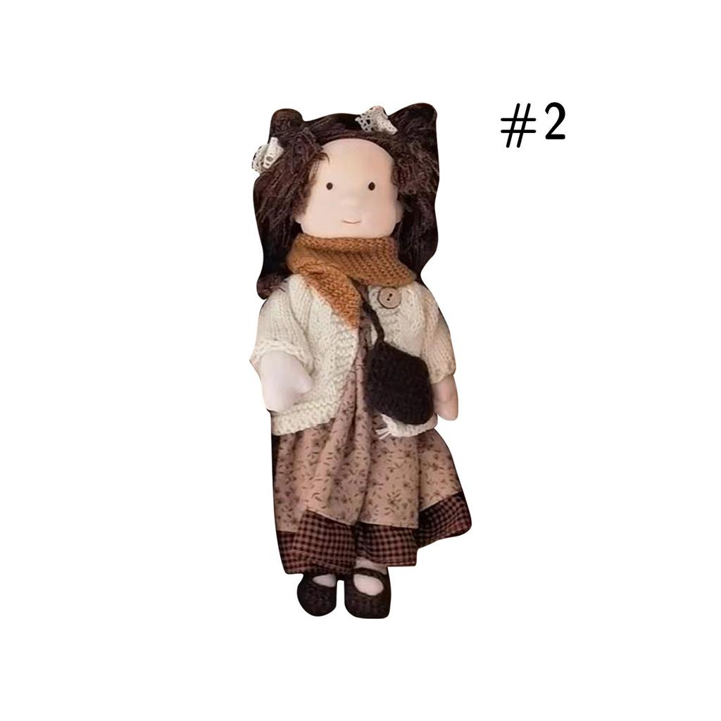 Мягкая игрушка кукла, тряпичная кукла для малышей, подходит для девочек, подарок на день рождения, рождественский подарок на плюшевую игрушку